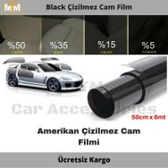 KGN 6 m Black Çizilmez Cam Filmi