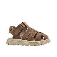 Kids A More Galler Kum Hakiki Deri Tek Cırtlı Unisex Çocuk Sandalet