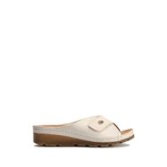 Kifidis SIB160104 12SRY1TERK00007 36-41 Bej Beige Natura Kadın Anatomik Deri Terlik