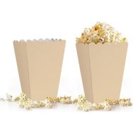 Kikajoy 8 Adet Düz Krem Popcorn Kutusu