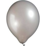 Kikajoy Baskısız Gümüş 100 Adet Metalik Balon