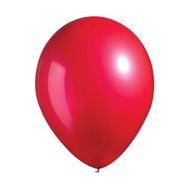 Kikajoy Baskısız Kırmızı 100 Adet Metalik Balon