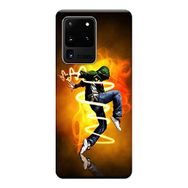 Kılıf Merkezi 131 Samsung Galaxy S20 Ultra SM-G988B Alev HipHop Baskılı Silikon Kılıf