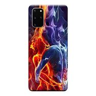 Kılıf Merkezi 150 Samsung Galaxy S20 Plus SM-G985F Alevli Aşk Baskılı Silikon Kılıf