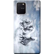 Kılıf Merkezi 187 Samsung Galaxy S10 Lite SM-G770F Atlar Baskılı Silikon Kılıf