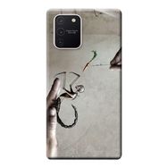Kılıf Merkezi 239 Samsung Galaxy S10 Lite SM-G770F Abstract Baskılı Silikon Kılıf
