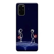 Kılıf Merkezi 306 Samsung Galaxy S20 Plus SM-G985F Aşk Baskılı Silikon Kılıf