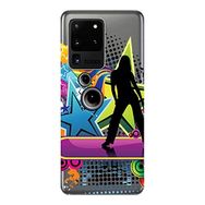 Kılıf Merkezi 312 Samsung Galaxy S20 Ultra SM-G988B Dans Fest Baskılı Silikon Kılıf