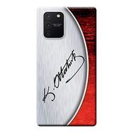 Kılıf Merkezi 393 Samsung Galaxy S10 Lite SM-G770F Atatürk İmzası Baskılı Silikon Kılıf
