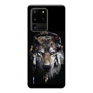 Kılıf Merkezi 490 Samsung Galaxy S20 Ultra SM-G988B Animals Face Baskılı Silikon Kılıf