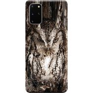 Kılıf Merkezi 571 Samsung Galaxy S20 Plus SM-G985F Baykuş Baskılı Silikon Kılıf