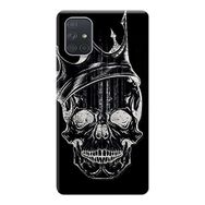 Kılıf Merkezi 582 Samsung Galaxy A71 SM-A715F Kuru Kafa Baskılı Silikon Kılıf