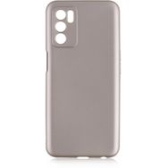 Kilifplus Oppo A16 Gold İnce Mat Esnek Silikon Kılıf