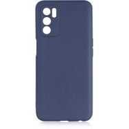 Kilifplus Oppo A16 Lacivert İnce Mat Esnek Silikon Kılıf