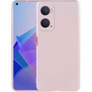 Kilifplus Oppo A96 4G Rose Gold İnce Mat Esnek Silikon Kılıf