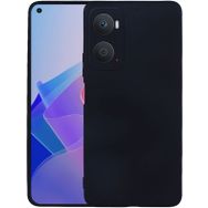 Kilifplus Oppo A96 4G Siyah İnce Mat Esnek Silikon Kılıf