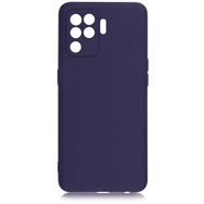 Kilifplus Oppo Reno 5 Lite İnce Mat Esnek Silikon Lacivert Kılıf