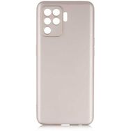 Kilifplus Oppo Reno 5 Lite İnce Mat Esnek Silikon Rose Gold Kılıf
