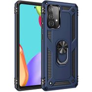 Kilifplus Samsung Galaxy A13 4G Zırhlı Standlı Mıknatıslı Tank Kapak Lacivert Kılıf