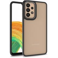 Kilifplus Samsung Galaxy A33 5G Electro Silikon Renkli Flora Kapak Siyah Kılıf