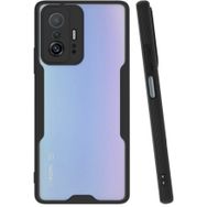 Kilifplus Xiaomi Mi 11T Pro Kamera Lens Korumalı Arkası Şeffaf Silikon Kapak Siyah Kılıf