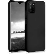 Kilifplus Xiaomi Poco M3 İnce Mat Esnek Silikon Siyah Kılıf