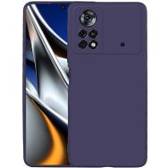 Kilifplus Xiaomi Poco X4 Pro İnce Mat Esnek Silikon Lacivert Kılıf
