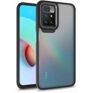 Kilifplus Xiaomi Redmi 10 Siyah Electro Silikon Renkli Flora Kapak Kılıf