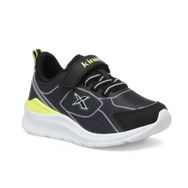 Kinetix Polymer 2FX Siyah-Neon Yeşil-Açık Gri Erkek Çocuk Spor Ayakkabı