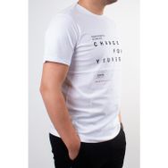 Kinetix SN-995 Brain Beyaz Günlük Bisiklet Yaka Erkek T-shirt