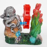 King 10.5x8x12.5 cm Ahtapot Akvaryum Aksesuarı