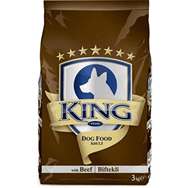 King Biftekli 3 kg Yetişkin Kuru Köpek Maması