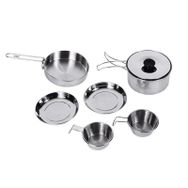 King Camp Backpacker III Silver 2 Kişilik Yemek Seti