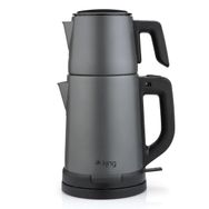King KCM331 Tea Pro Inox Antrasit Çay Makinesi
