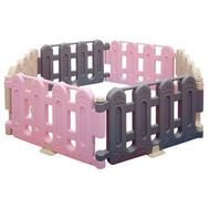 King Kids Gri Pembe Krem Oyun Çiti