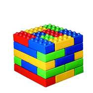 King Kids Tuğla Lego 48 Parça