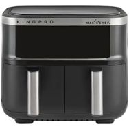 King KYF32 Pro Magicchef Plus Dual 4+4 lt Siyah Airfryer
