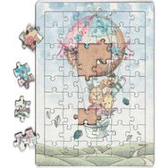King Of Puzzle Balonla Seyahat 54 Parça Puzzle