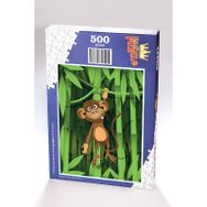King Of Puzzle Bambu Ormanında Maymun 500 Parça Puzzle
