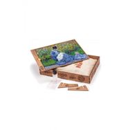 King Of Puzzle Bayan Monet ve Bir Çocuk - Claude Monet 1000 Parça Puzzle