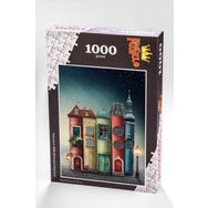 King Of Puzzle Fantastik Kitap Evler 1000 Parça Puzzle
