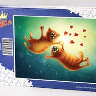 King Of Puzzle Kediler 500 Parça Puzzle