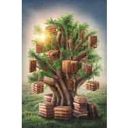 King Of Puzzle Kitap Ağacı 2000 Parça Puzzle