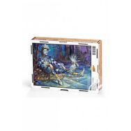 King Of Puzzle Palyaço ve Papağan Ahşap 1000 Parça Pt01-M Puzzle