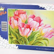 King Of Puzzle Pembe Laleler 500 Parça Puzzle