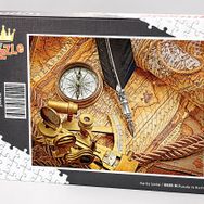 King Of Puzzle Pusula ve Harita 1000 Parça Puzzle