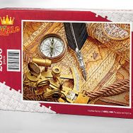 King Of Puzzle Pusula ve Harita 2000 Parça Puzzle