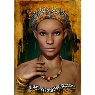King Of Puzzle Testili Afrikalı Kadın Zaire 1000 Parça Puzzle