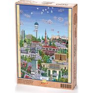 King Of Puzzle Türkiye Minyatürleri - Ankara - Nasuhi Hasan Çolpan 500 Parça Puzzle