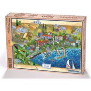 King Of Puzzle Türkiye Minyatürleri - Tekirdağ - Nasuhi Hasan Çolpan Ahşap 500 Parça Puzzle